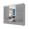 Florence Bedroom Sliding Mirror Door Wardrobe with Drawers