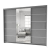 Oslo Bedroom Sliding Mirror Door Wardrobe