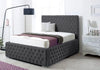 Horizon 1 Feet Deep Ottoman Storage Bedframe with mattress